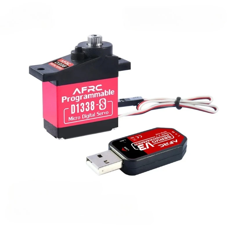 1pcs new AFRC-D1338TG-S 9g 13g Programmable Micro Digital Servo For RC Crawler Car Gearbox Differential Lock Fixed Wing Aircraft