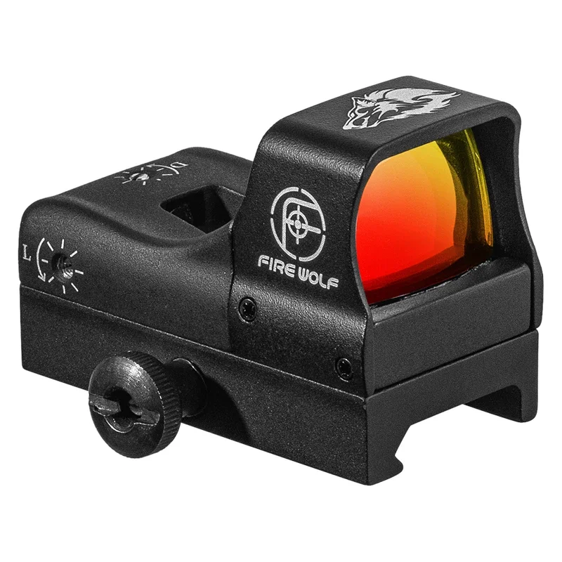 FIRE WOLF Mini  Red Dot Sight Scope 3 MOA Reticle Shake Wake Motion Sensing Illumination 1000G