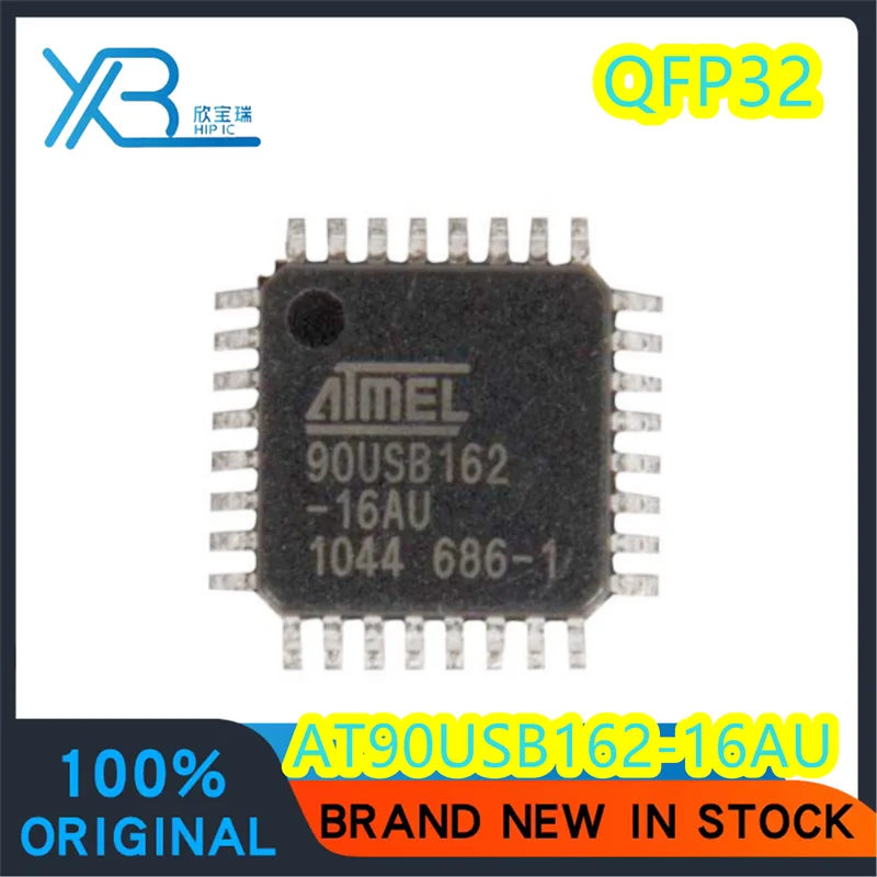 (1/20 pieces) AT90USB162-16AU AT90USB162 QFP32 8-bit microcontroller -MCU 90USB162-16AU Original authentic Spot delivery fast