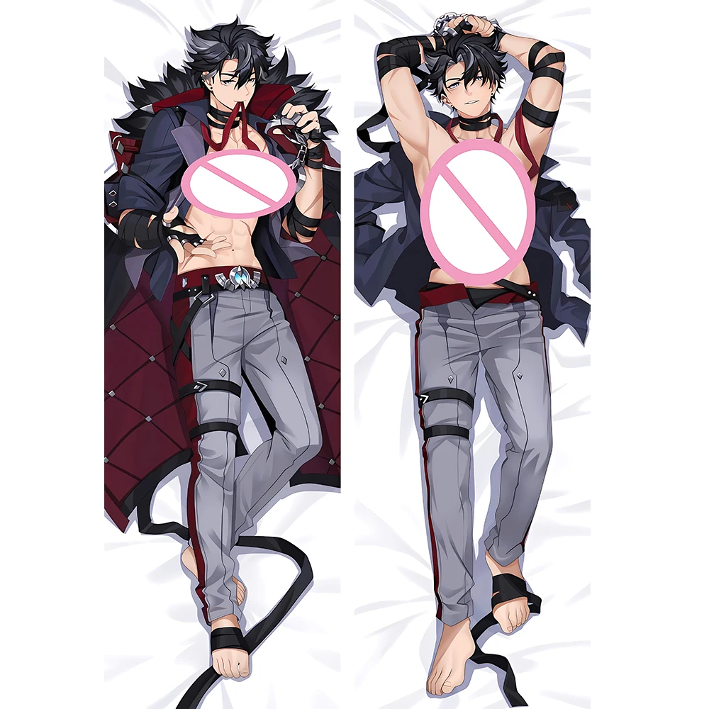 Game Genshin Impact Wriothesley Dakimakura Pillowcase Scaramouche Cartoon Bodypillow Cover Personalizar Anime Genshin Pillowcase