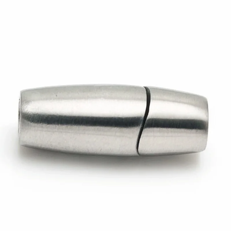 5PCS Stainless Steel Magnetic Clasp 4/5/6/8mm Hole Round Leather Cord Clasps Connector For DIY Jewelry Making Bracelet Necklace