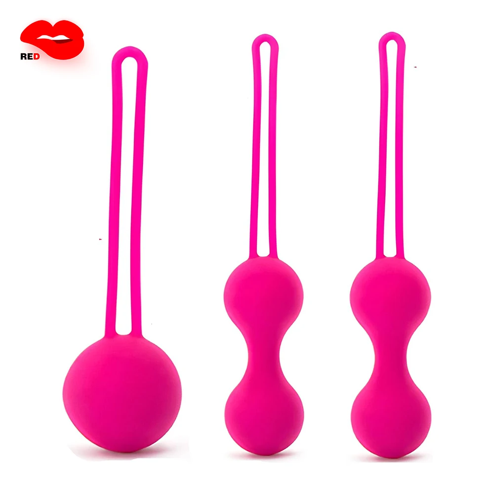 Bola de kegel de silicona para mujer, entrenador muscular para apretar la vagina, Bola de huevo íntima, bolas de suelo pélvico vaginal, Juguetes sexuales para adultos