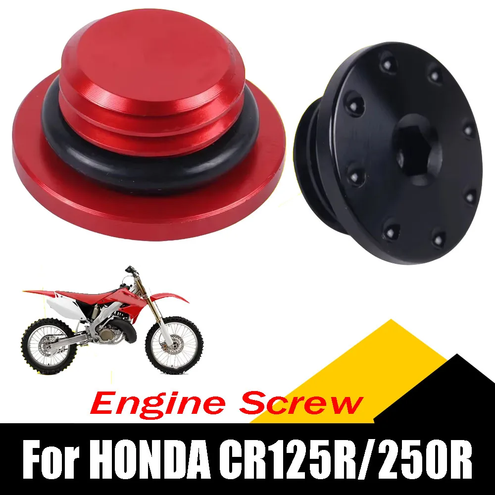 

Motorcycle Crankcase Threaded Cover Engine Screw Accessories For HONDA CR125R CR250R CR500R CR 250R 125R 500R CRM250R CRM250AR