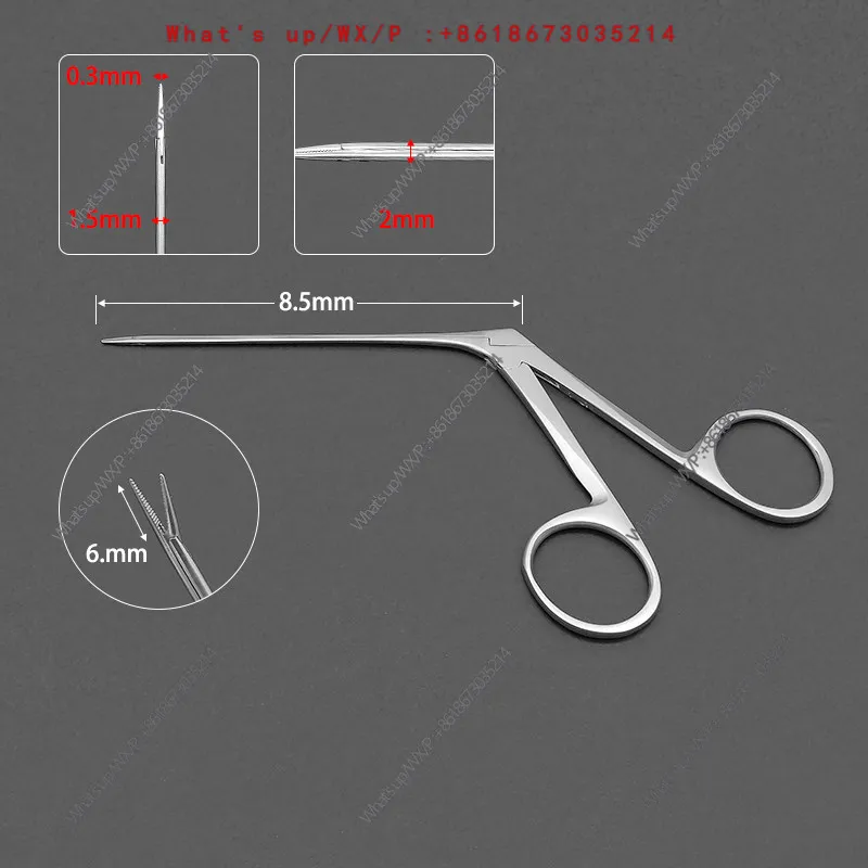 Professional Earwax Removal Pliers | Micro Middle Ear Forceps for Cerumen, Foreign Body & Polyp Extraction