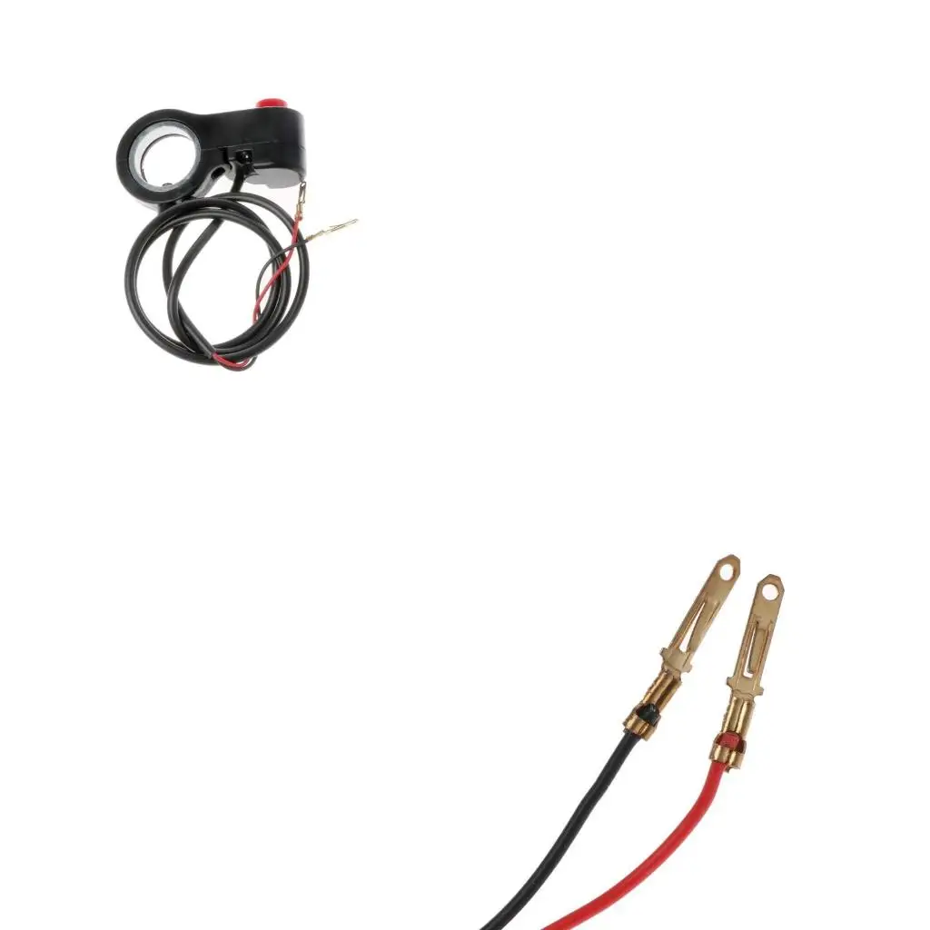 22mm 7/8" Motorcycle Handlebar Horn Switch Start Speaker Connection Button Equip