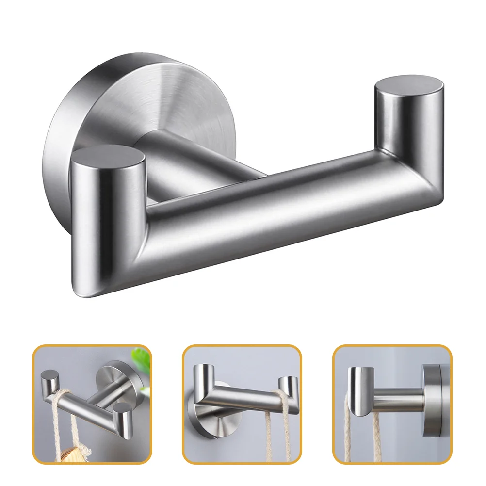 Outdoor Towel Rack Coat Hook for Bathroom Silver 304 Stainless Steel Gold Toilet Paper Holder