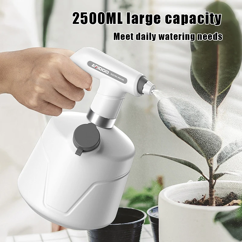 เครื่องพ่นไฟฟ้า-2L ขวดสเปรย์ไฟฟ้าแบบชาร์จไฟได้ เครื่องพ่นสารเคมีแบบพกพาน้ำหนักเบา ใช้งานได้หลากหลายสำหรับทำความสะอาด รดน้ำ ฆ่าเชื้อ