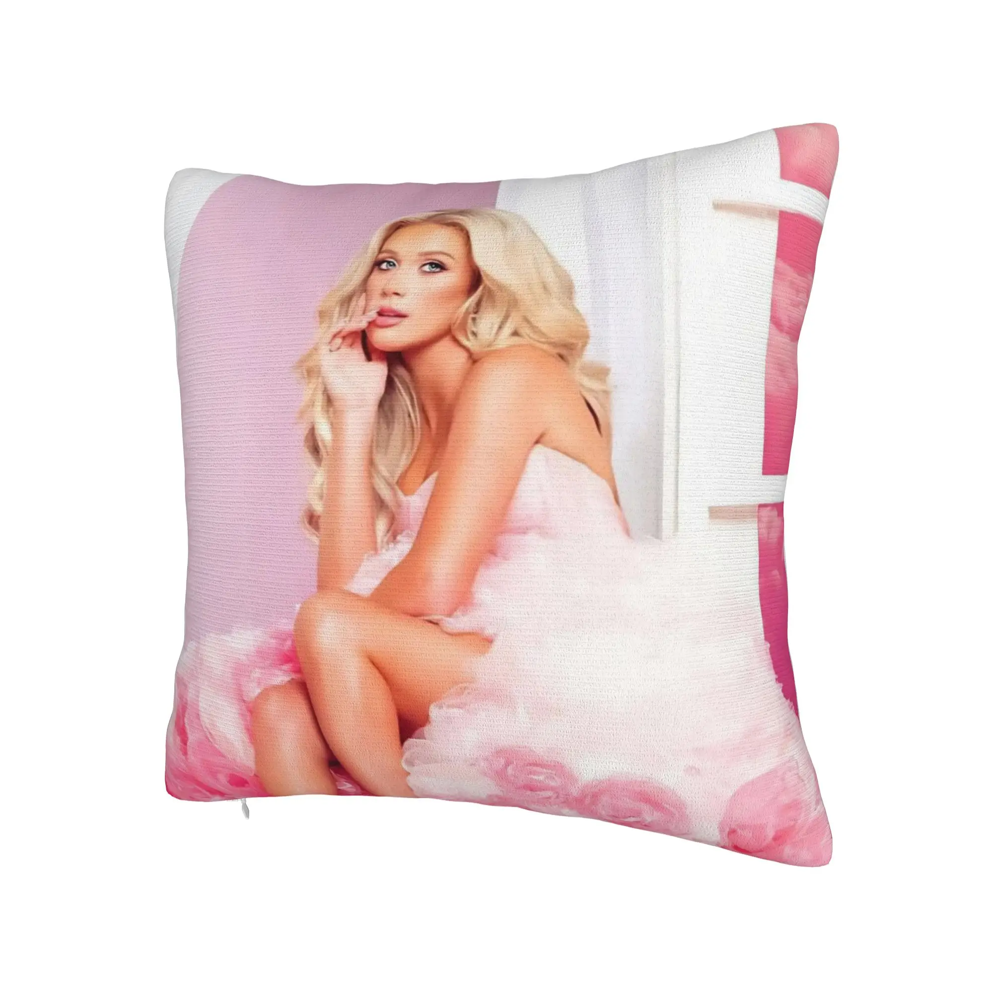 Decorative Pillow Covers Megan Moroney Singer  Accessories Car  Throw Pillow Case Cover Zipper Multiple Sizes
