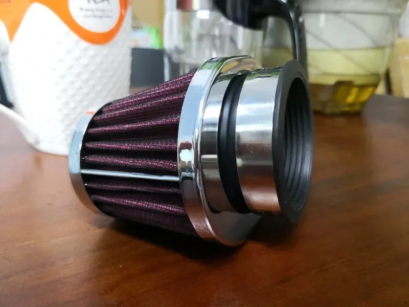 Taiwan high quality 35/39/42/45/48/50/52/54/60mm Motorcycle Mushroom Head Air Filter Clamp On Air Filter Cleaner