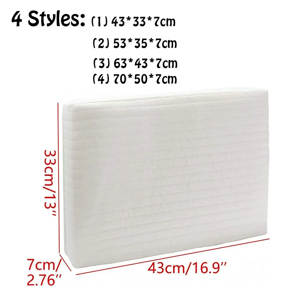New with Elastic Straps Double Insulation Inside Window Indoor Air Conditioner Cover White AC Unit Protection Cover