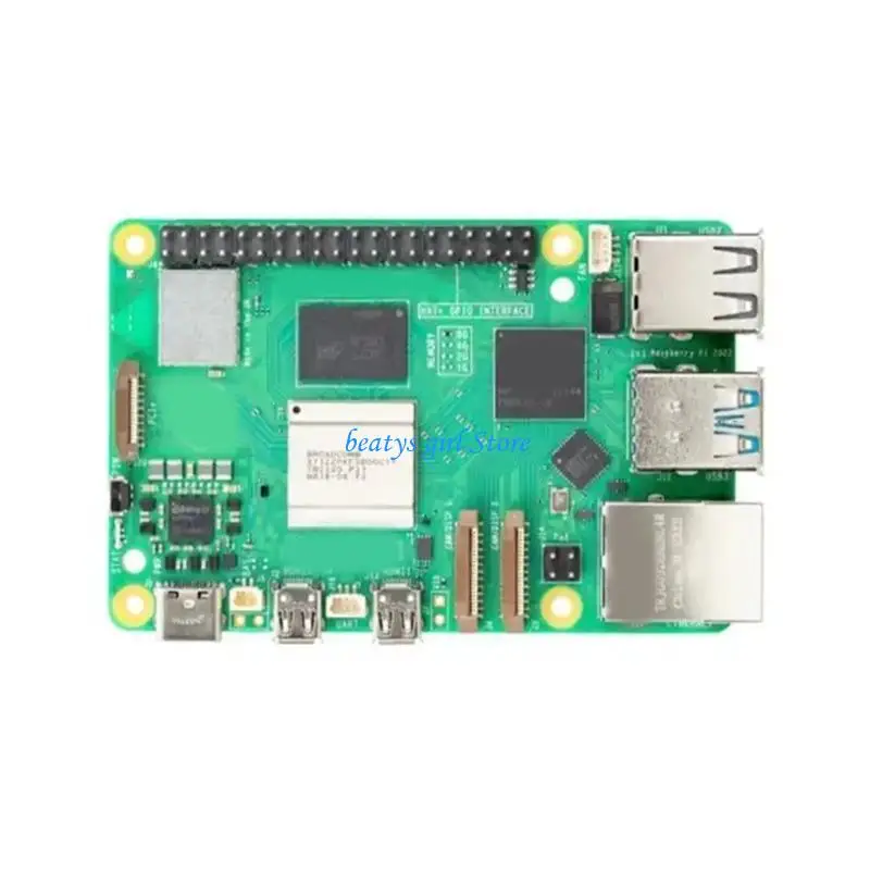

C7AB для RPI 5 4/8GB Development Board с охлаждающим вентилятором ARM A76 4/8 ГБ ОЗУ WIRELESS 2X USB3.0 2x USB2.0 Port