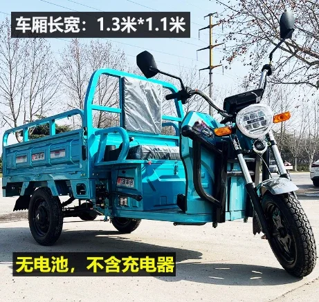 

Electric Tricycle Cargo Heavy-Duty Battery Bike for Home and Farm Use, Special for Street Vending
