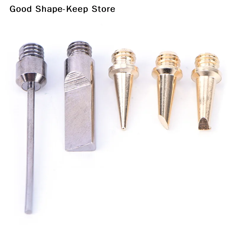 daily5Pcs HS-1115K 10in1 Pro Butane Gas Soldering Iron Kit Welding Kit Torch Pen 5 sets of 1115K soldering iron tips Tool view 6
