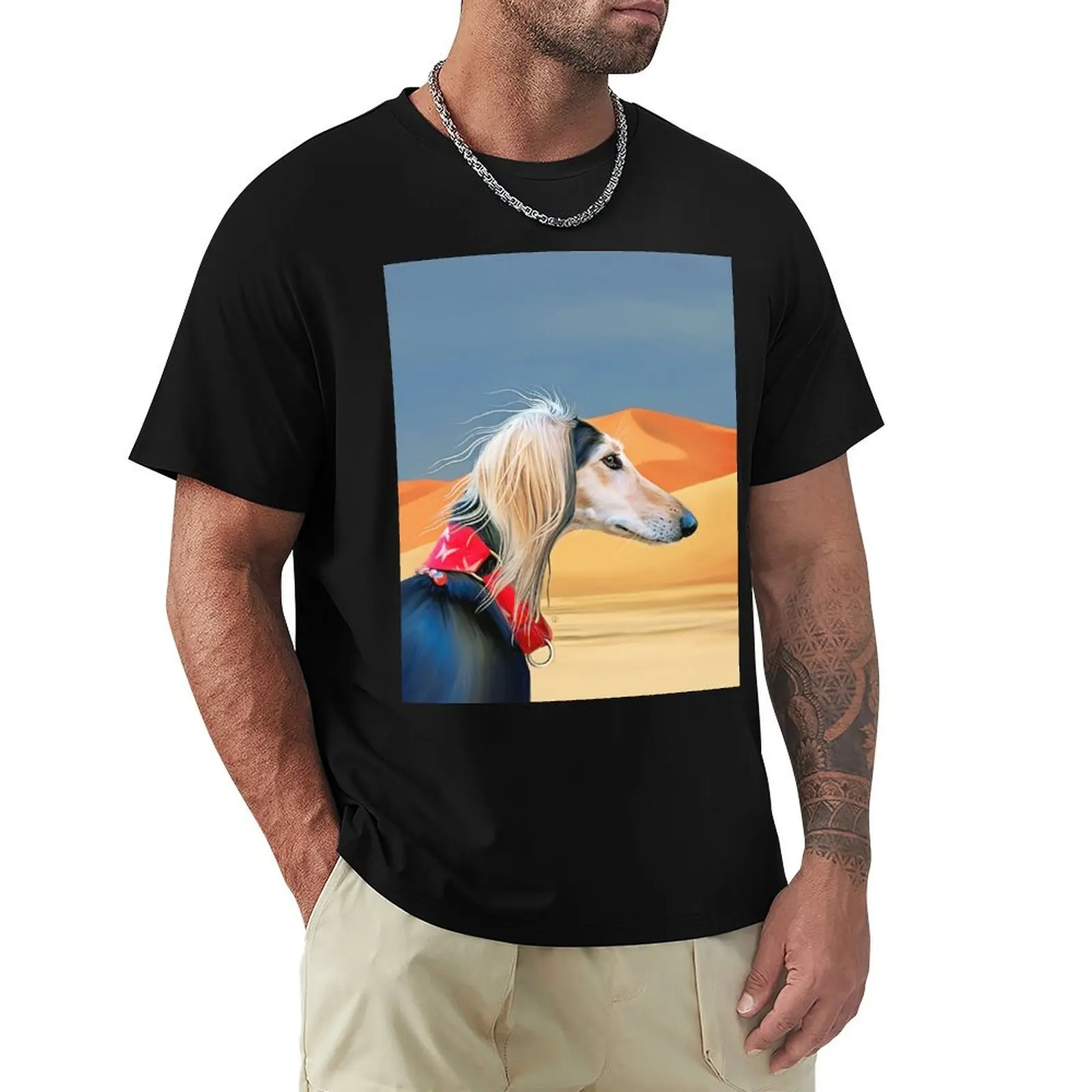 Camiseta Saluki Huntress Fitness de manga corta de secado rápido
