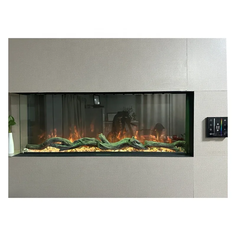 

Электрический камин Китай Профессиональный производитель Электрический каминный обогреватель 1500 Вт Настенный 3-сторонний встраиваемый электрический камин 44 56