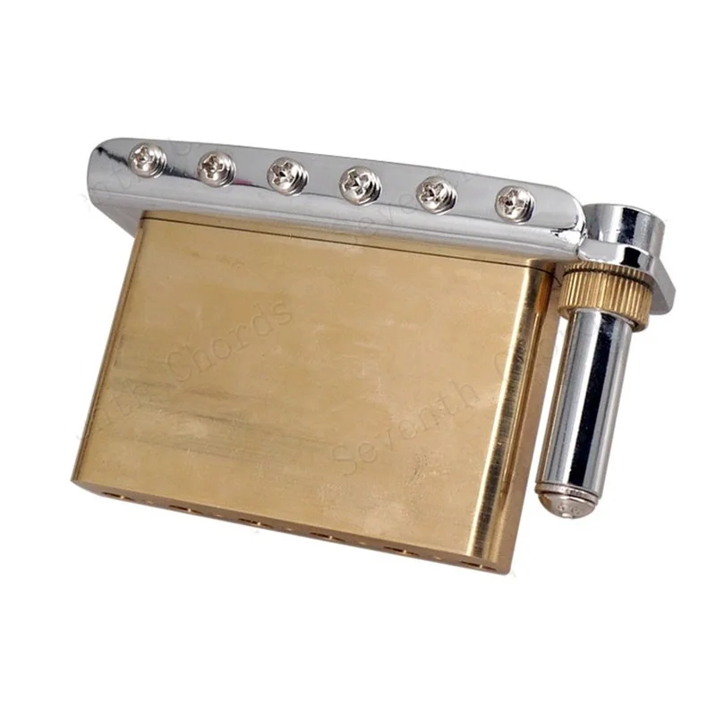 Ein Satz E-Gitarren-Doppel-Rockerbrücken-Vibrato-System mit Zugbandplatte und geradem Einsteckgriff – Musikinstrumententeil – Detail 10