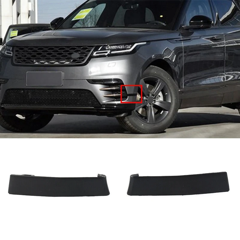 Car Front Bumper Splitter Side Spoiler Lower Cover Trim Body Kits For Land Rover Range Rover Velar 2018 2019 2020 2021