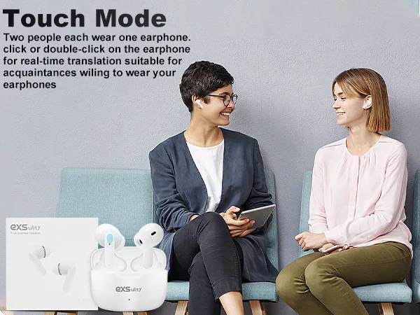 Earbuds Penerjemah Bahasa Earbuds Penerjemah Perangkat Penerjemah Nirkabel