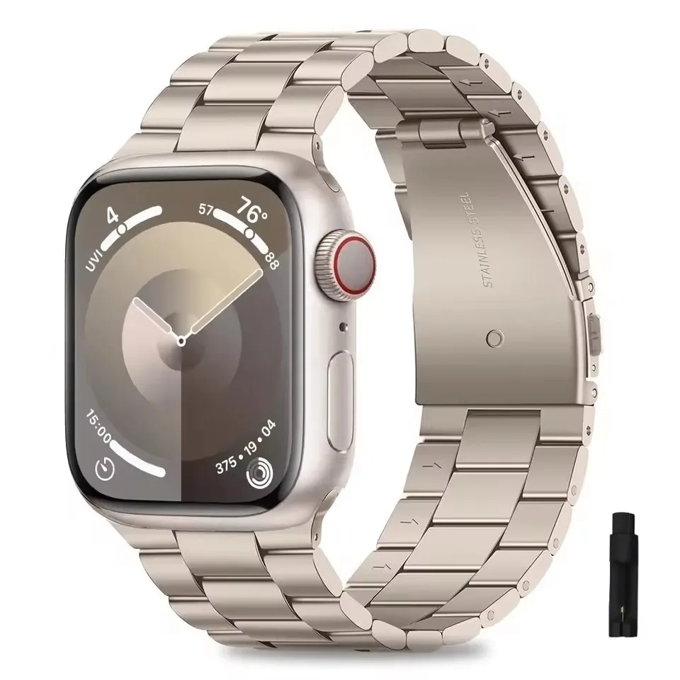 Metallarmband für Apple Watch Ultra 49 mm 9 8 7 45 mm 41 mm Edelstahlarmband für IWatch 6 5 SE 3 44 mm 42 mm 38 mm Uhrenarmband
