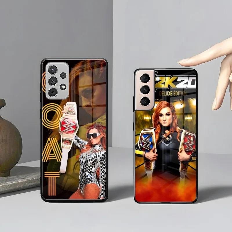 Becky Lynch Phone Case Samsung A54 S23 S21 S22 Ultra A 42 34 32 52 51 Note S10 E Plus S20 FE S22 Pro A12 Glass Cover