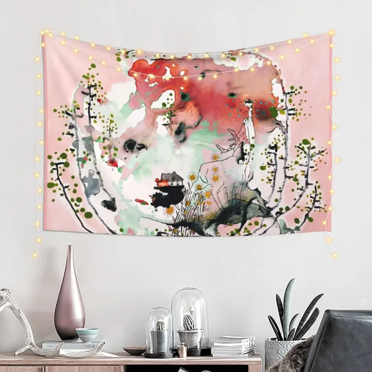 planet no.9 Tapestry Aesthetic Decoration Decoration Aesthetic Tapestry