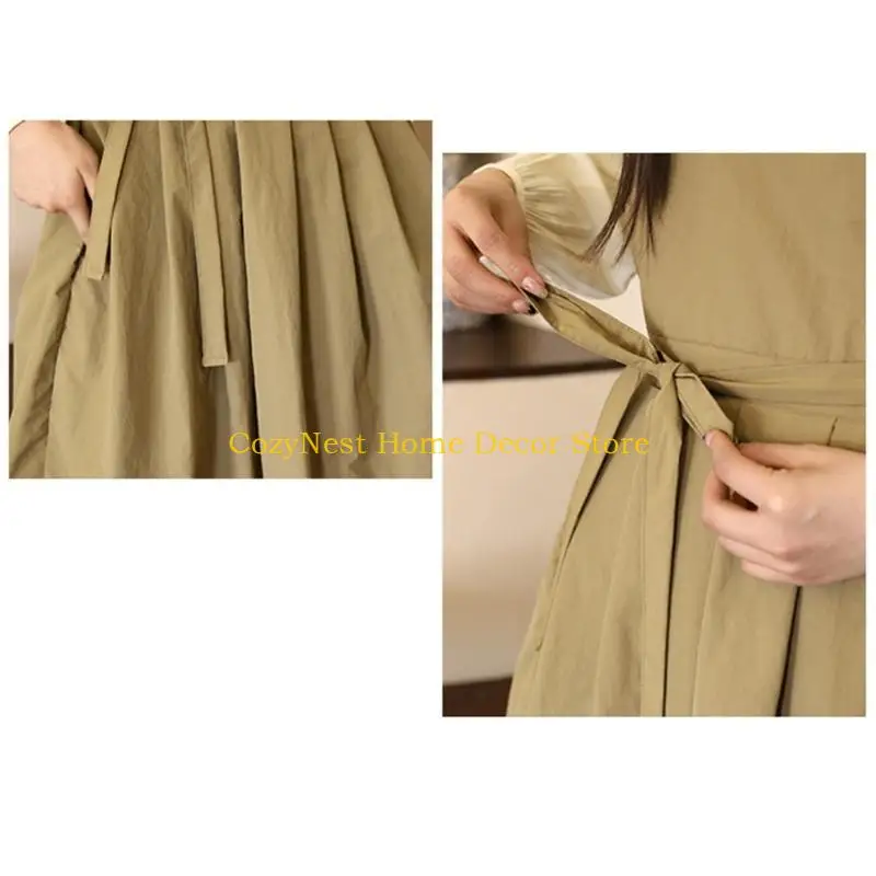 

92MF плиссированный нейлоновый фартук для приготовления пищи водостойкий для домашнего профессионального использования