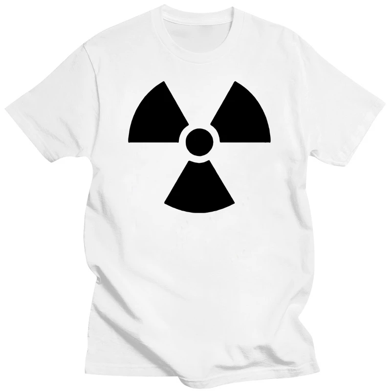 RADIOACTIVE symbolsign danger nuclear war science geekgamer T-Shirt S-3XL Harajuku Fashion Casual Tee Shirt