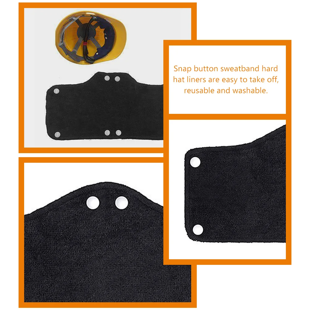 10 Pcs Hard Hat Sweatband for Racquet Hand Glue Polyester Bands Washable