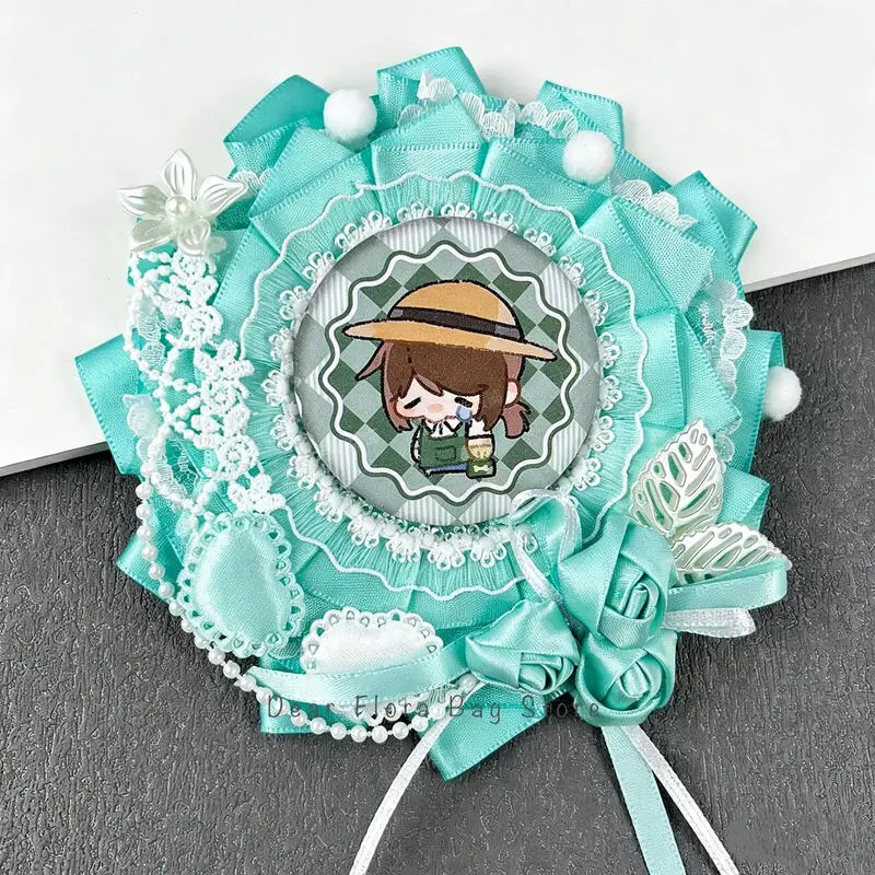 Niedliche Schleifenrosette Itabag Abzeichenständer Handgemachtes DIY 55-60mm Pin-Tablett-Basis Anime-Abzeichen ‌ Halter für Itabag-Dekorationseinsatz-Zubehör – Detail 9