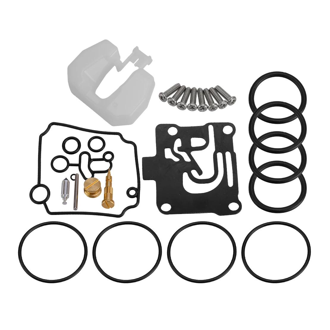 2 Set Carburetor Repair Kit Fit For Yamaha 4-Stroke Outboard 40HP 50HP 62Y-W0093-00 62Y-W0093-01 62Y-W0093-11-00 62Y-W0093-10-00