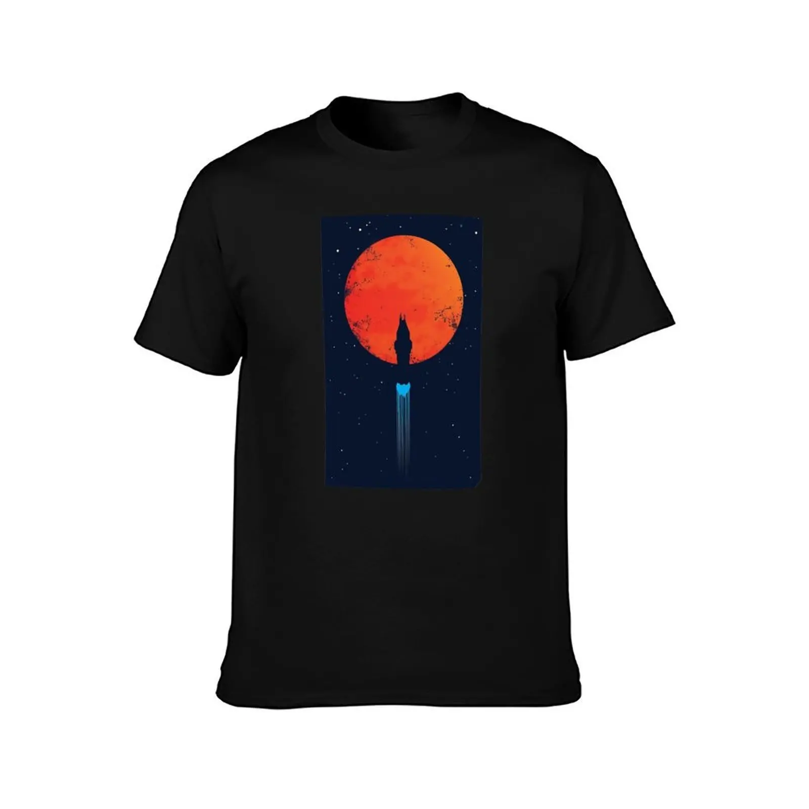 Expanse - Showing the Silhouette of the Rocinate T-Shirt Lightweight Running T-Shirt