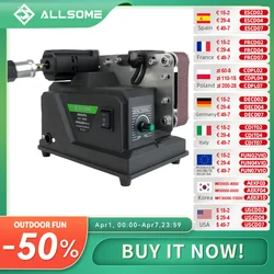 Allsome Mini zımpara kayışı tezgahı, 10 adet 180*30mm zımpara kayışları ile 533 W elektrikli zımpara, Makita 18V pil için uygun