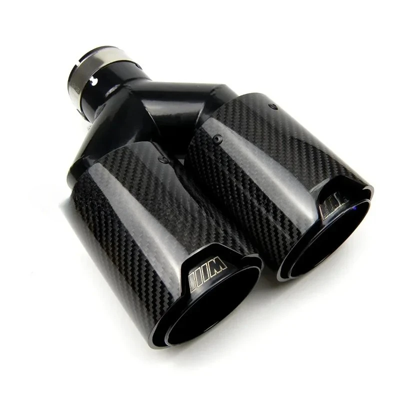 

Dual Carbon Fiber Universal M Performance Exhaust Pipe End Muffler Tips for BMW 5 Series F10 X3 F25 X4 F26 X5 F15 X6 F16