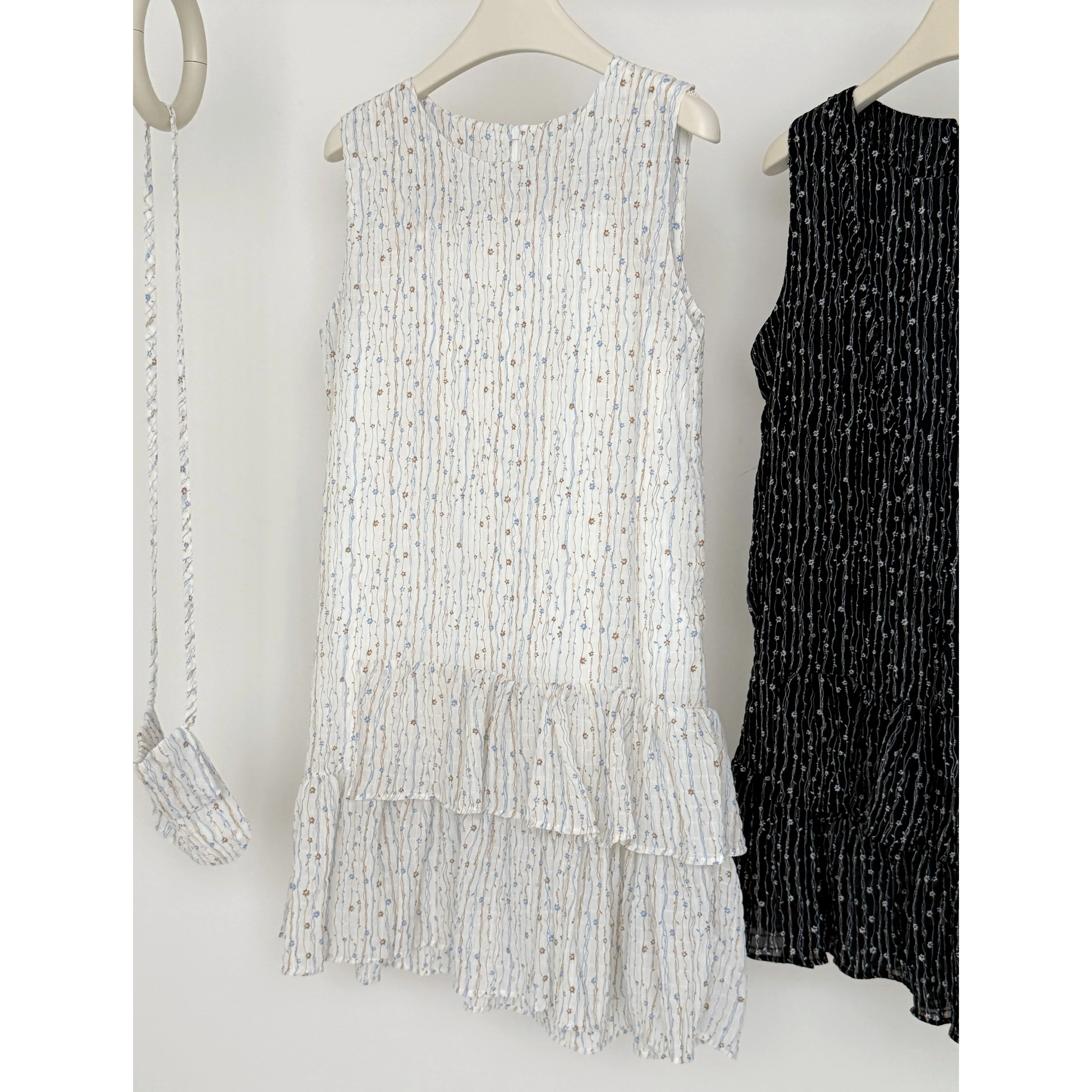 Mini vestido sin mangas con cuello en V para mujer, vestido de noche Shoujo con estampado Floral de una pieza, vestido de noche estético para fiesta de verano, vestido Vintage francés