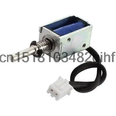 DC 12V 80g/3mm Open Frame Actuator Linear Push Pull Solenoid Electromagnet