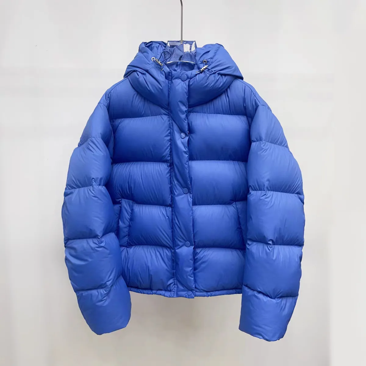 

90 White Duck Down Jacket Cloud Puffer Down Jacket Women's Hoodie Thickened Warm Bread Coat Winter Hoodie Thickened Warm Outwear