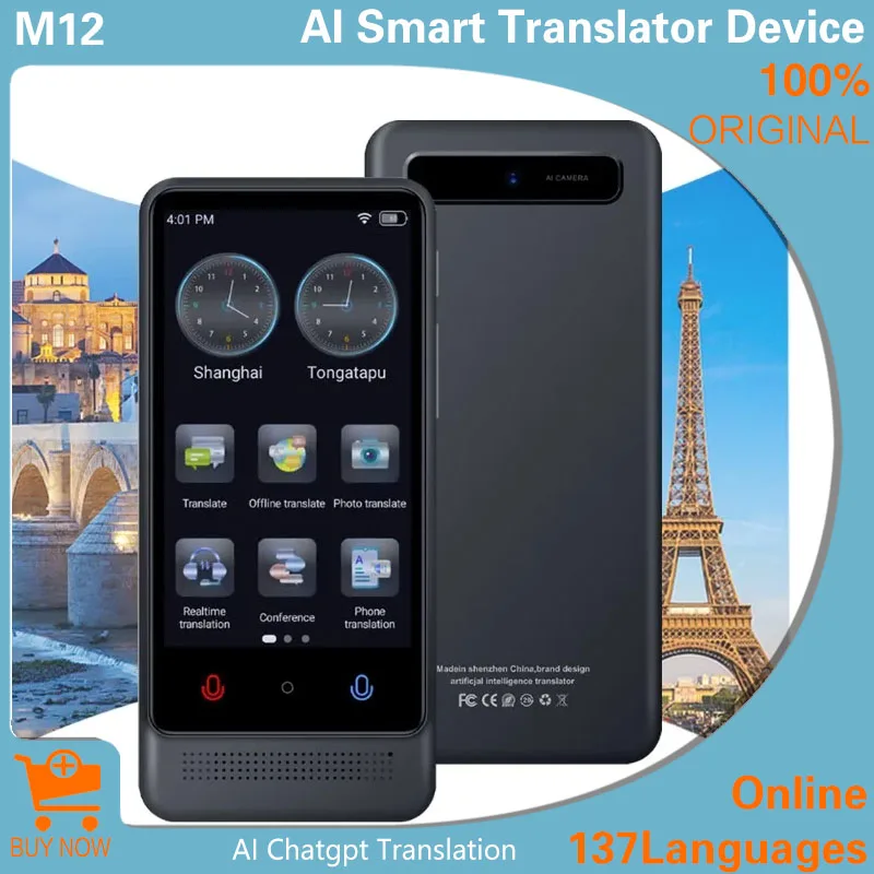

Intelligent Offline Polish Ukrainian Turkish Czech Russian Voice Translator Online 137Languages AI Chatgpt Translation Equipment
