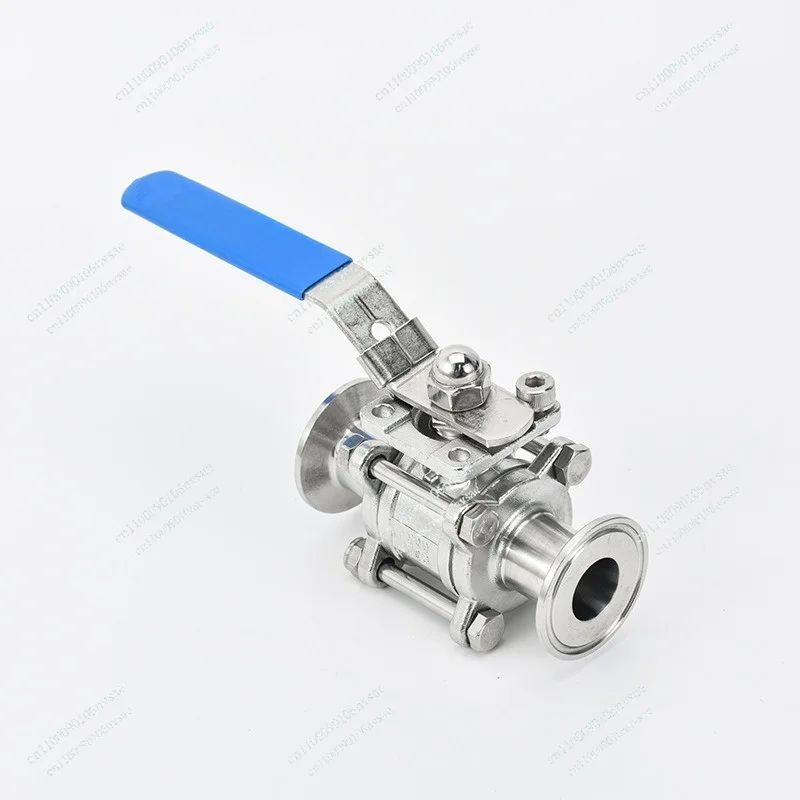 Sanitary Grade Corrosion-resistant Quick-loading Ball Valve Three-piece Ball Valve, Stainless Steel Manual Chuck