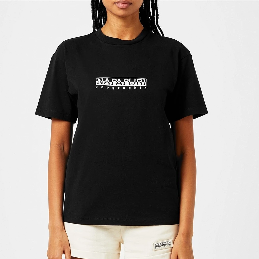 

2025 Napapijri Women's T-Shirt Short Sleeve High Quality Cotton Tees Luxury Brand T-shirt Men Women Clothing Y2k Tops Streetwear