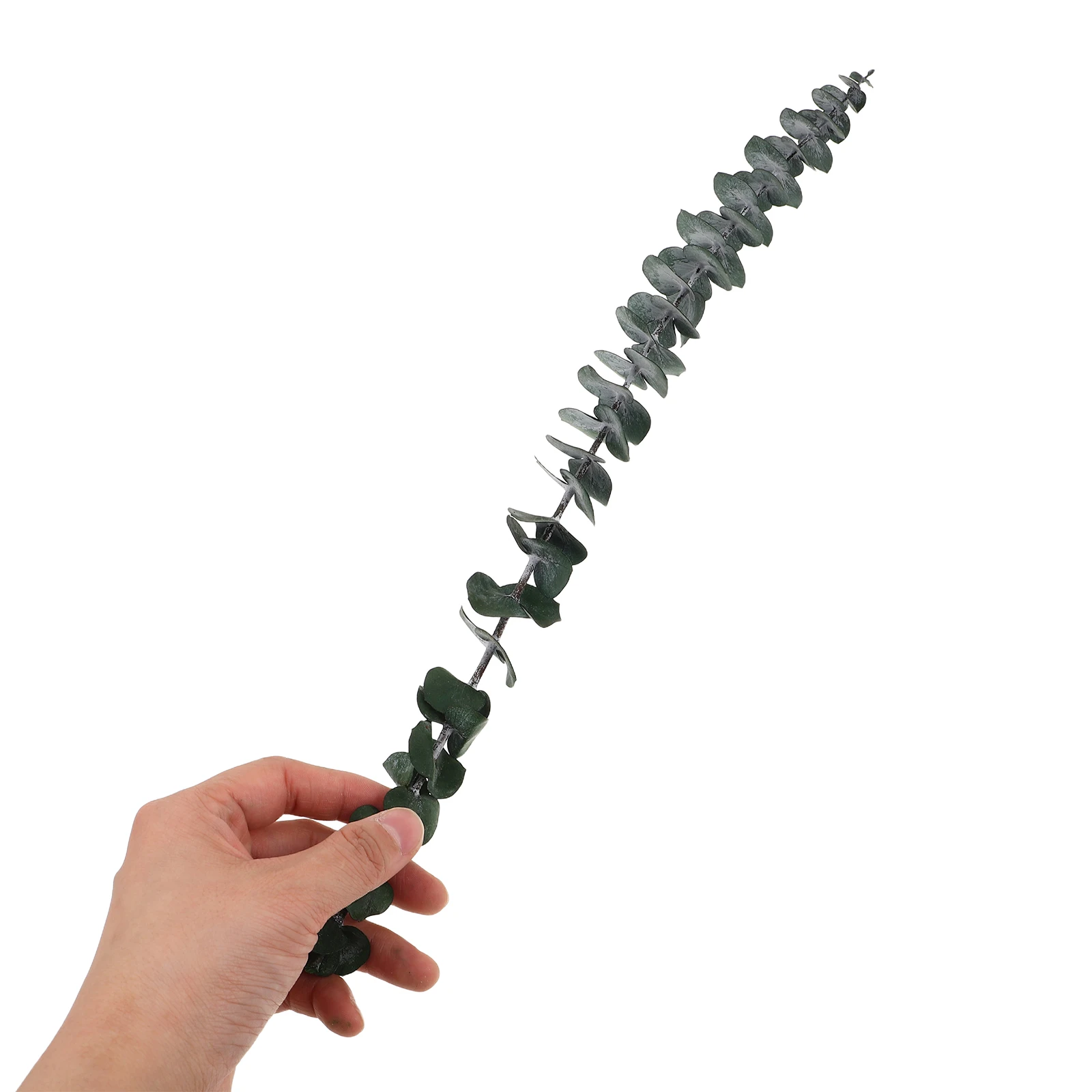 

30Pcs Dried Eucalyptus Leaves Bundle Realistic Round Shape Handcrafted Floral Arrangement for Office Party Favors and Xmas