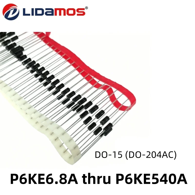 2000PCS P6KE13A 13V TVS Diode DO-15 Package  Transient Suppressor