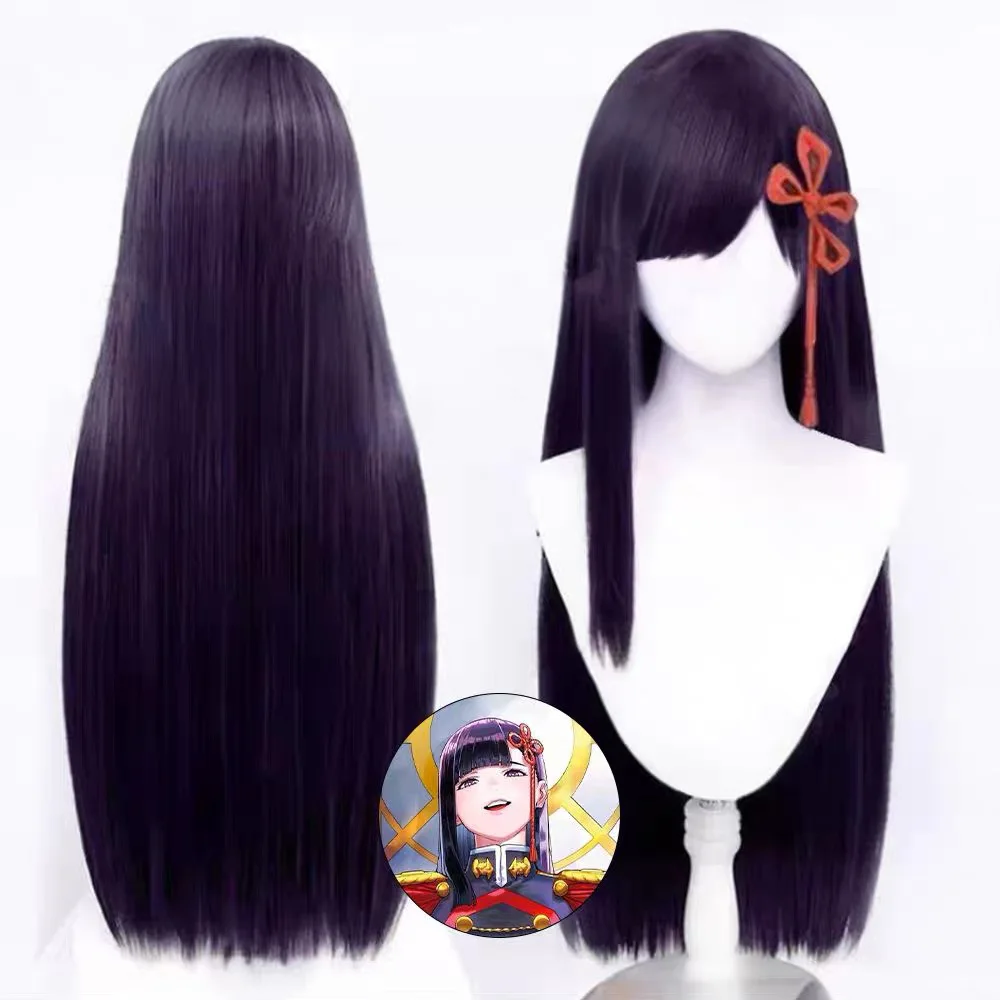 HAIRJOY Synthetic Hair Wig Yamashiro Ren Cosplay Wig Purple Black Long Straight Cosplay Wig