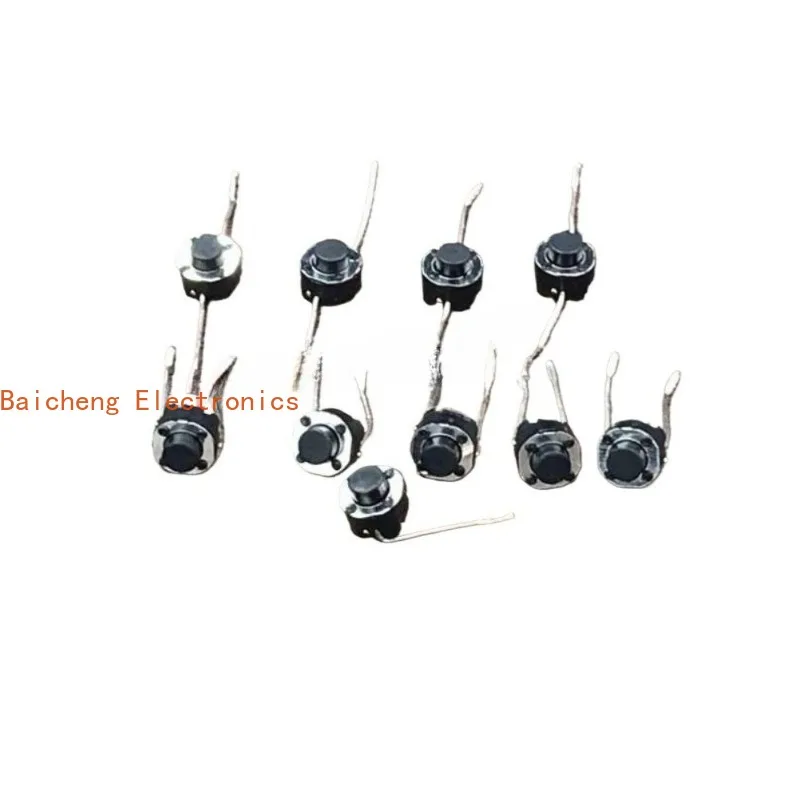 

100PCS 6 * 6 * 5 touch button, 2-pin car audio button micro circular switch