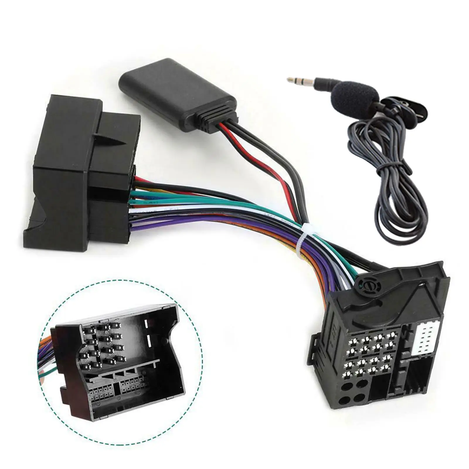 

Wireless Audio Cable Adapter MIC High Capacity Transmission for W169 W245 W203 W209 W164 X164 Interior