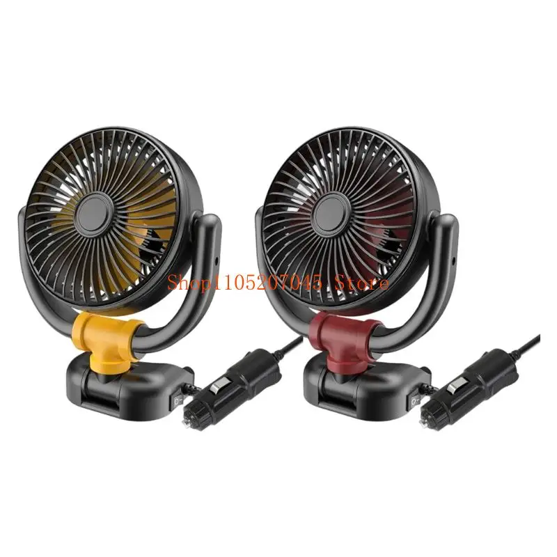 12V/24V Car Fan Brushless Motor Low Sound Operation 360 Rotation For Vehicle Use Energy Efficient Cooling Solution