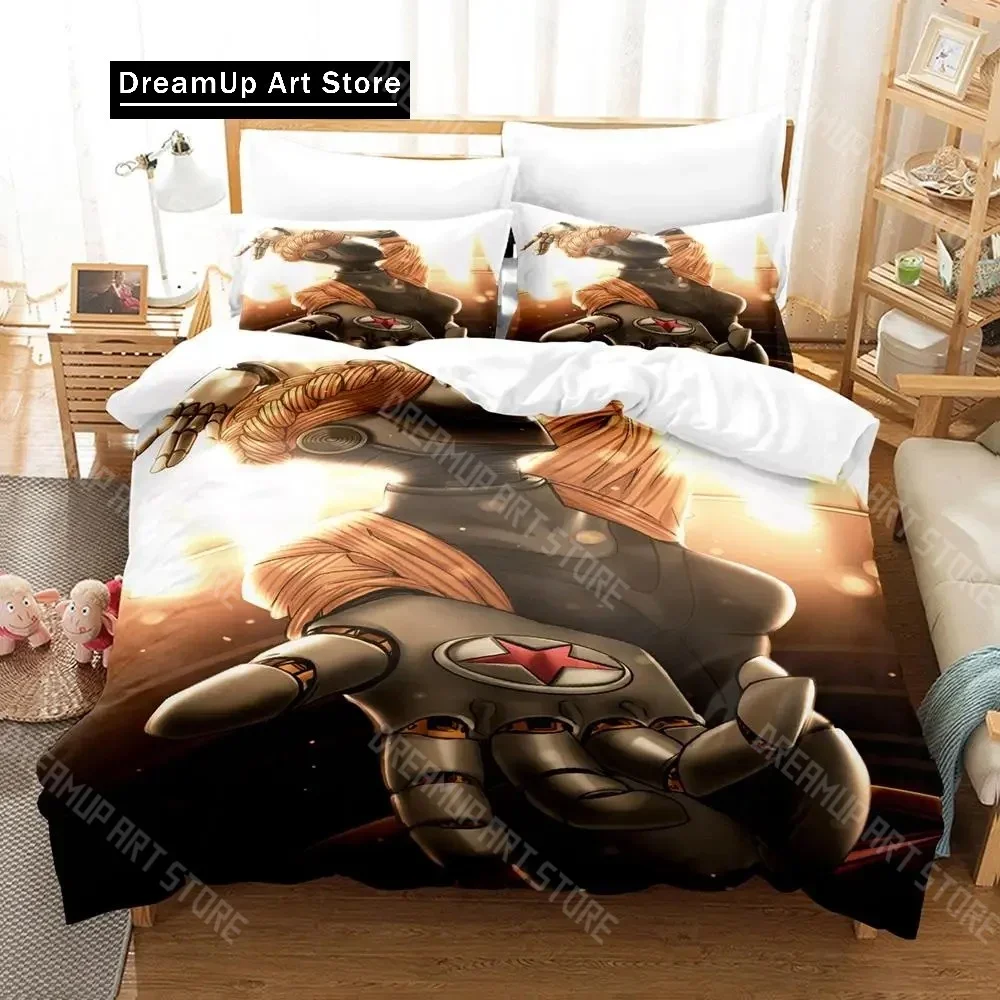 

3D Fashion Atomic Heart Bedding Set Single Twin Full Queen King Size Bed Set Adult Kid Bedroom Duvetcover Sets Anime