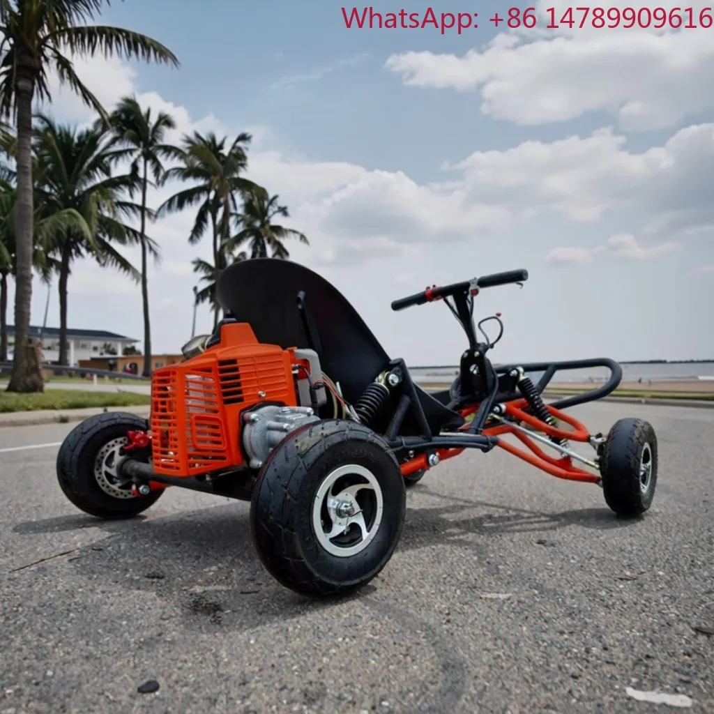 Aventure en plein air, vitesse et passion, quad à quatre roues de 196 cm3, mode de conduite à pédales, kart pour enfants et adultes, véhicule tout-terrain