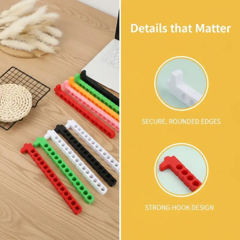Car Door Track Clothes Hanger 3D Printed Compact Multi Hole Portable Towel Drying Rack for Backpacking Trip