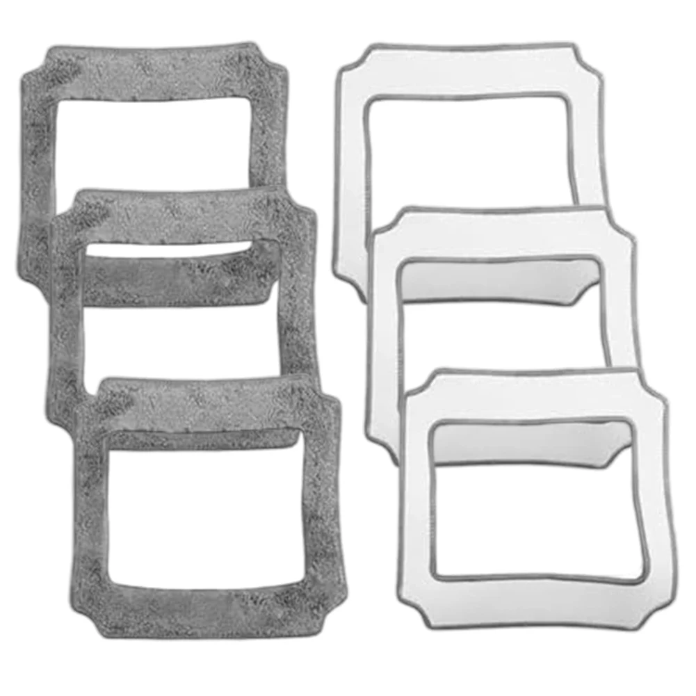 6PCS Replacement Mop Cloth Pads Washable Absorbent Mopping Pads Compatible For LIECTROUX YW710 Robotic Vacuum Cleaner Parts