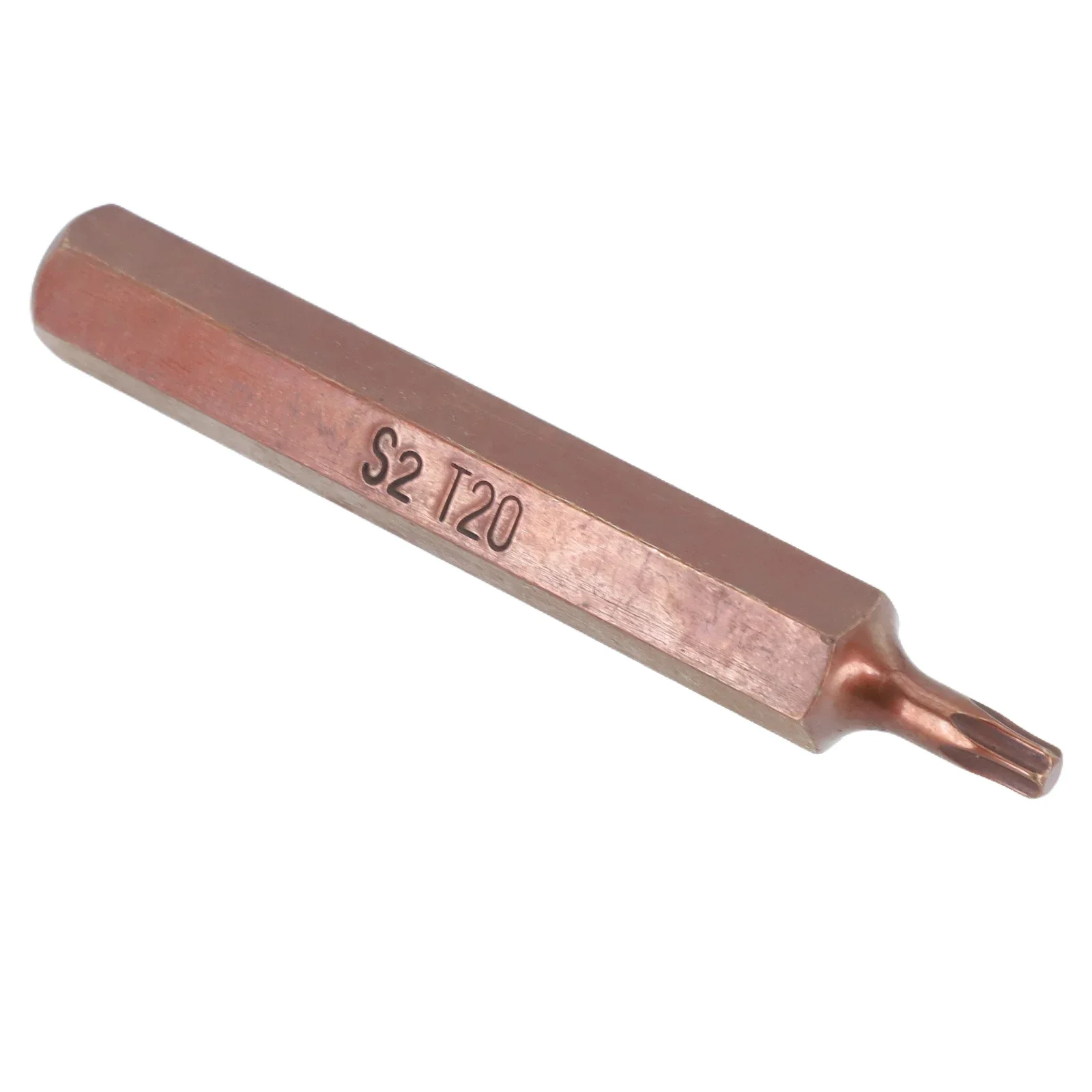 Screw Driver Bits in a Practical Size of 75 mm with Robust Hex Connection Ranging from Types of Sockets Including T20 T55